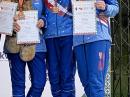 USA W55 3rd Place Team from left to right: Alla Mezhevaya, Nadia Scharlau, KO4ADV, Maria Burrus [Photo courtesy of Charles Scharlau, NZØI]